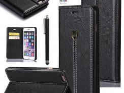 Hot Item Luxury Magnetic Flip PU Leather Wallet Card Case Stand Cover For DooGee